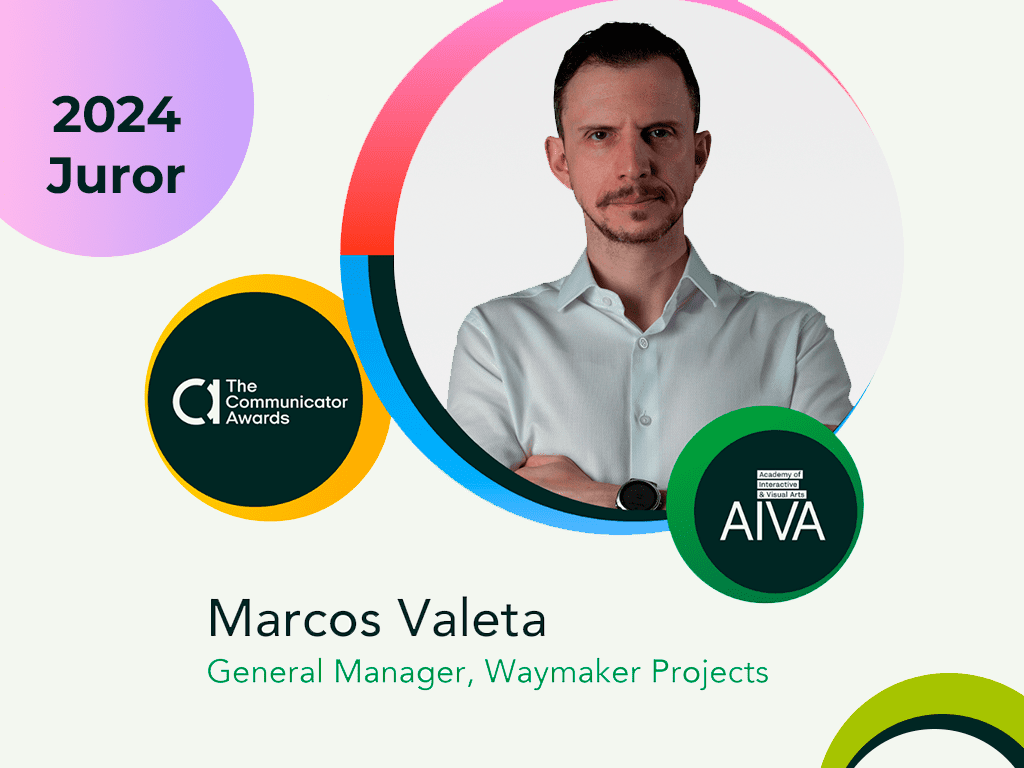 Our General Manager, Marcos Valeta, has been selected as a judge for the 30th edition of The Communicator Awards, a recognition that highlights not only his individual talent but also Waymaker's involvement in the field of communication.